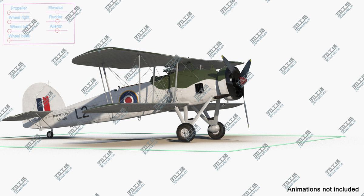 images/goods_img/202105071/Biplane Torpedo Bomber Fairey Swordfish Rigged 3D model/4.jpg
